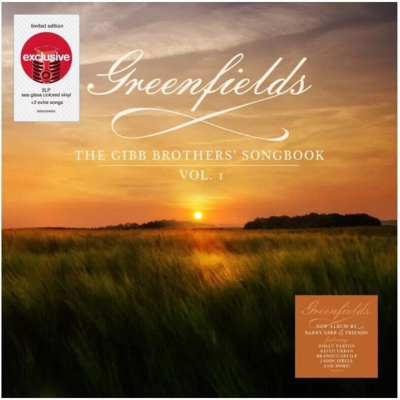 Barry Gibb Greenfields The Gibb Brothers Songbook Vol1 Target Sea Glass Gatefold - Picture 2 of 2